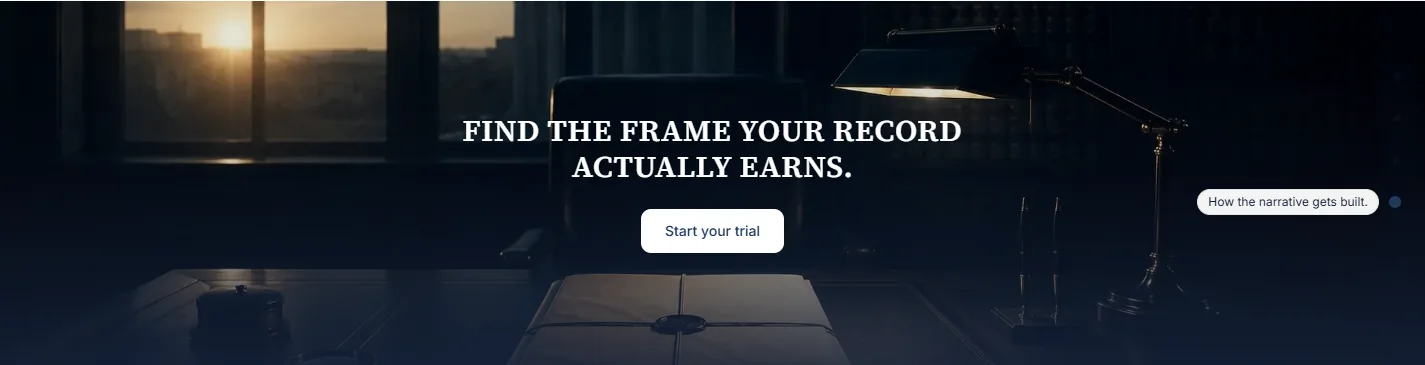 Field & Narrative Studio marketing page